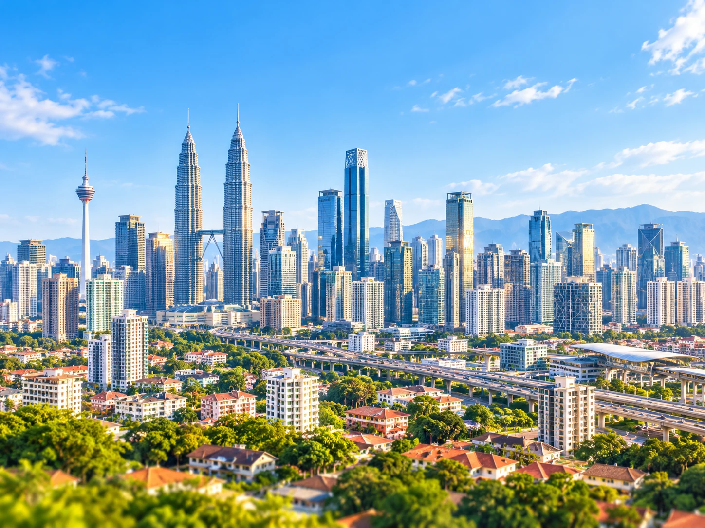 klang valley city illustration